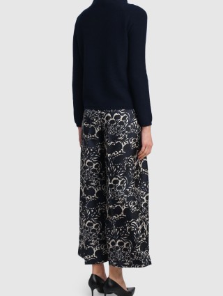 Синие брюки MAX MARA: фото 2 - Invogue