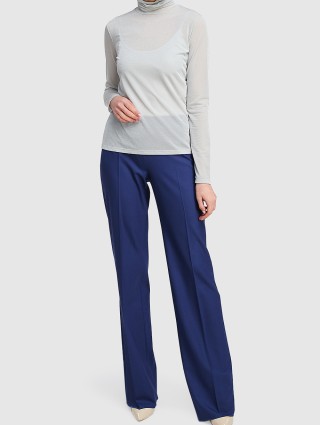 Серебристый свитер MAX MARA: фото 1 - Invogue