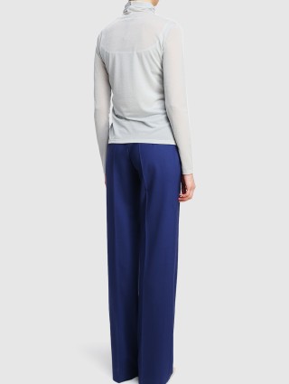 Серебристый свитер MAX MARA: фото 2 - Invogue