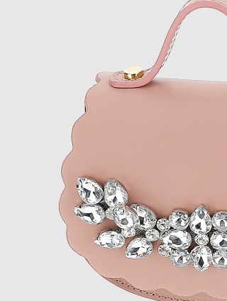 Розовая сумка MONNALISA: фото 3 - Invogue