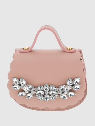 Розовая сумка MONNALISA: фото - Invogue