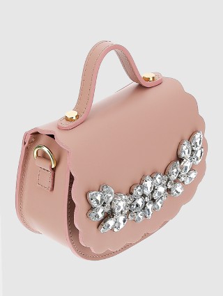 Розовая сумка MONNALISA: фото 2 - Invogue