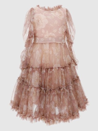 Розовое платье MONNALISA: фото - Invogue