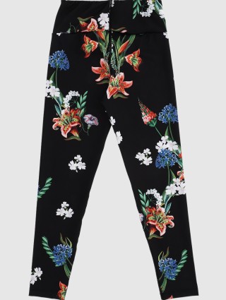 Чёрные леггинсы MONNALISA: фото 1 - Invogue