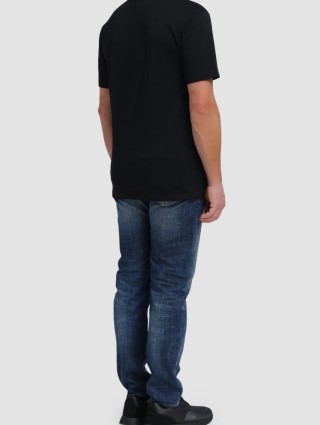 Чорна футболка BOSS : фото 2 - Invogue