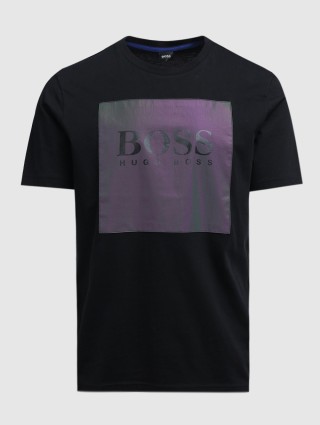 Чорна футболка BOSS : фото - Invogue