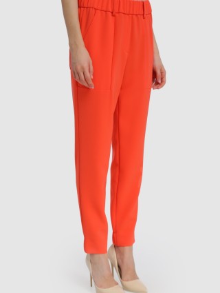 Красные брюки MARC CAIN: фото 3 - Invogue