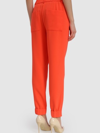 Красные брюки MARC CAIN: фото 4 - Invogue