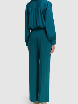 Зелёные брюки MARC CAIN: фото 2 - Invogue