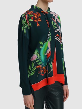 Зелена блуза MARC CAIN : фото 3 - Invogue