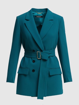 Зелёный пиджак MARC CAIN: фото 6 - Invogue