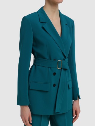 Зелёный пиджак MARC CAIN: фото 3 - Invogue