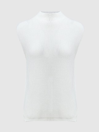 Молочный топ MARC CAIN: фото - Invogue