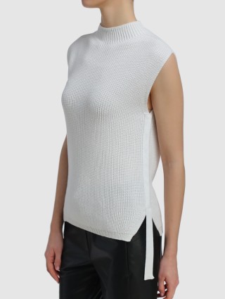 Молочный топ MARC CAIN: фото 4 - Invogue