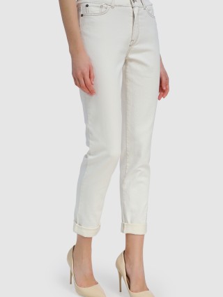 Молочные джинсы MARC CAIN: фото 3 - Invogue