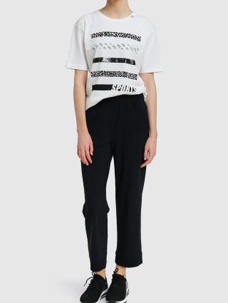 Молочная футболка MARC CAIN: фото 1 - Invogue