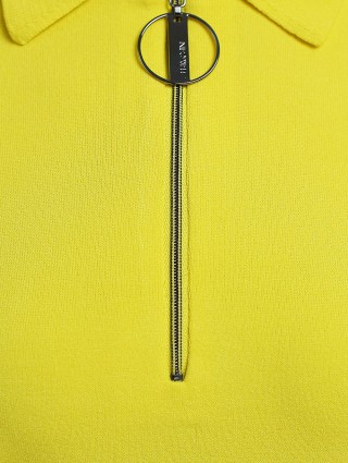 Желтое поло MARC CAIN: фото 5 - Invogue