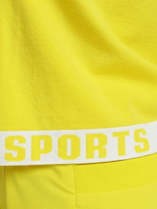 Желтое поло MARC CAIN: фото 6 - Invogue