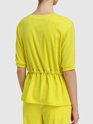 Жёлтая блуза MARC CAIN: фото 4 - Invogue