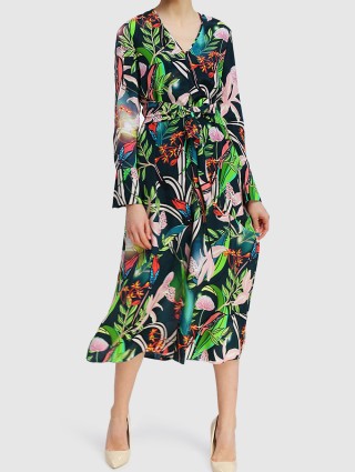 Серое платье MARC CAIN: фото 1 - Invogue