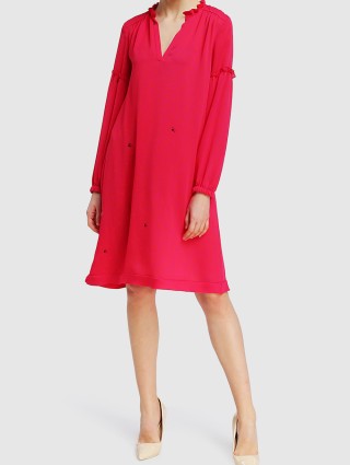 Розовое платье MARC CAIN: фото 1 - Invogue