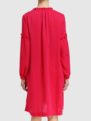 Розовое платье MARC CAIN: фото 4 - Invogue