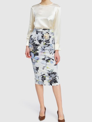 Молочна блуза MAX MARA : фото 1 - Invogue