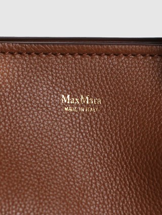 Коричневая сумка MAX MARA: фото 6 - Invogue