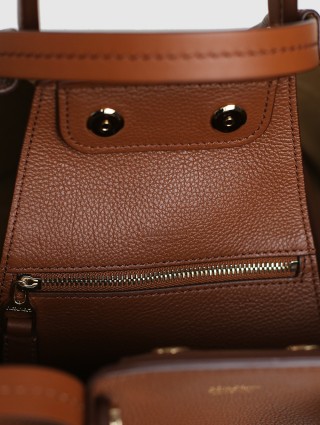 Коричневая сумка MAX MARA: фото 7 - Invogue