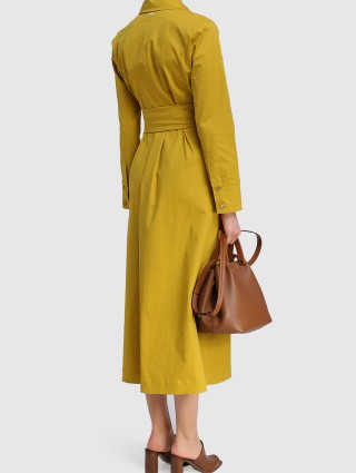 Жёлтое платье MAX MARA: фото 2 - Invogue