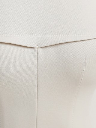 Молочное платье SPORTMAX: фото 5 - Invogue