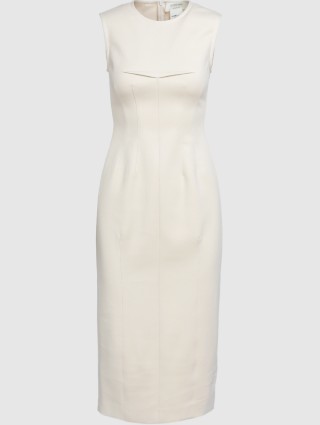 Молочное платье SPORTMAX: фото - Invogue