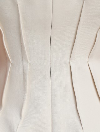 Молочное платье SPORTMAX: фото 6 - Invogue