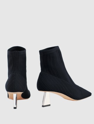 Чёрные ботильйоны SPORTMAX: фото 3 - Invogue