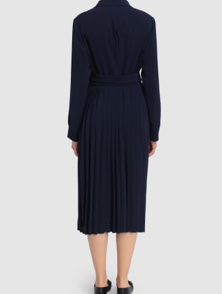 Синее платье MAX MARA: фото 2 - Invogue