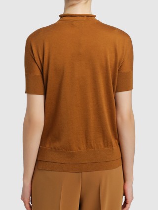 Кремовый свитер MAX MARA: фото 4 - Invogue