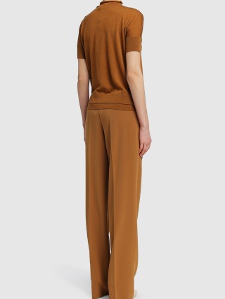 Кремовый свитер MAX MARA: фото 2 - Invogue