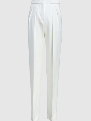 Белые брюки SPORTMAX: фото - Invogue