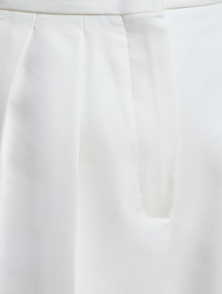 Белые брюки SPORTMAX: фото 5 - Invogue