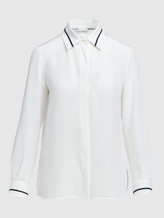 Белая рубашка MAX MARA: фото - Invogue