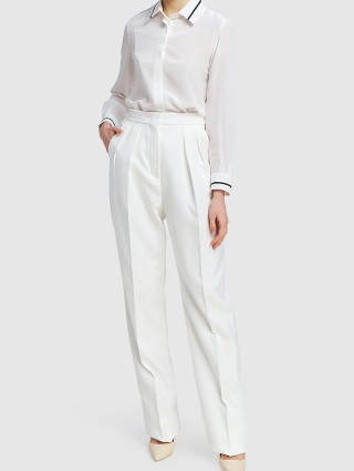 Белая рубашка MAX MARA: фото 1 - Invogue