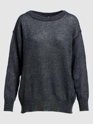 Тёмно-серый свитер MAX MARA: фото - Invogue