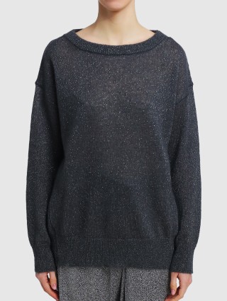 Тёмно-серый свитер MAX MARA: фото 2 - Invogue