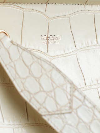 Белая сумка MAX MARA: фото 5 - Invogue