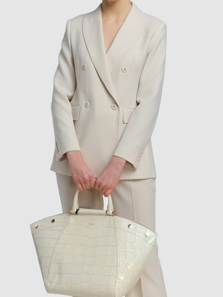 Белая сумка MAX MARA: фото 2 - Invogue