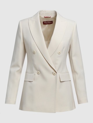 Молочный пиджак MAX MARA: фото - Invogue