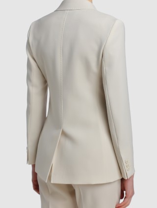 Молочный пиджак MAX MARA: фото 4 - Invogue