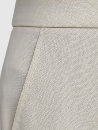 Молочные брюки MAX MARA: фото 5 - Invogue