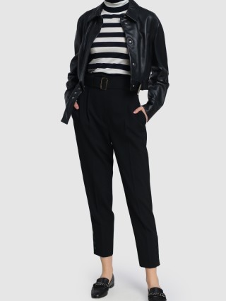 Чёрная куртка SPORTMAX: фото 1 - Invogue