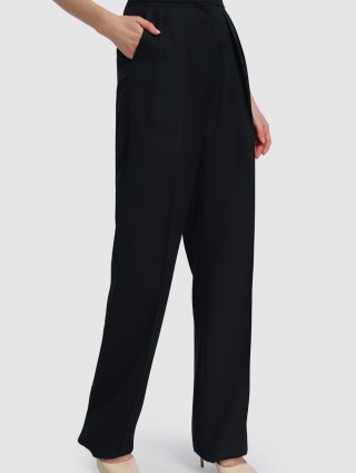 Чёрные брюки SPORTMAX: фото 3 - Invogue